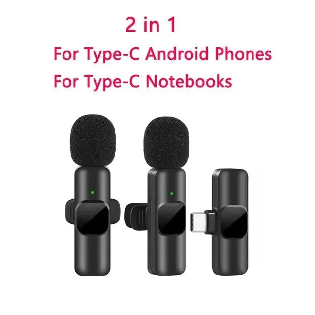 New Wireless Lavalier Microphone Portable