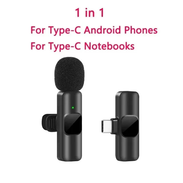New Wireless Lavalier Microphone Portable
